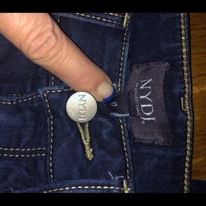 NYDJ, size 0, Marilyn straight hemmed 31-32